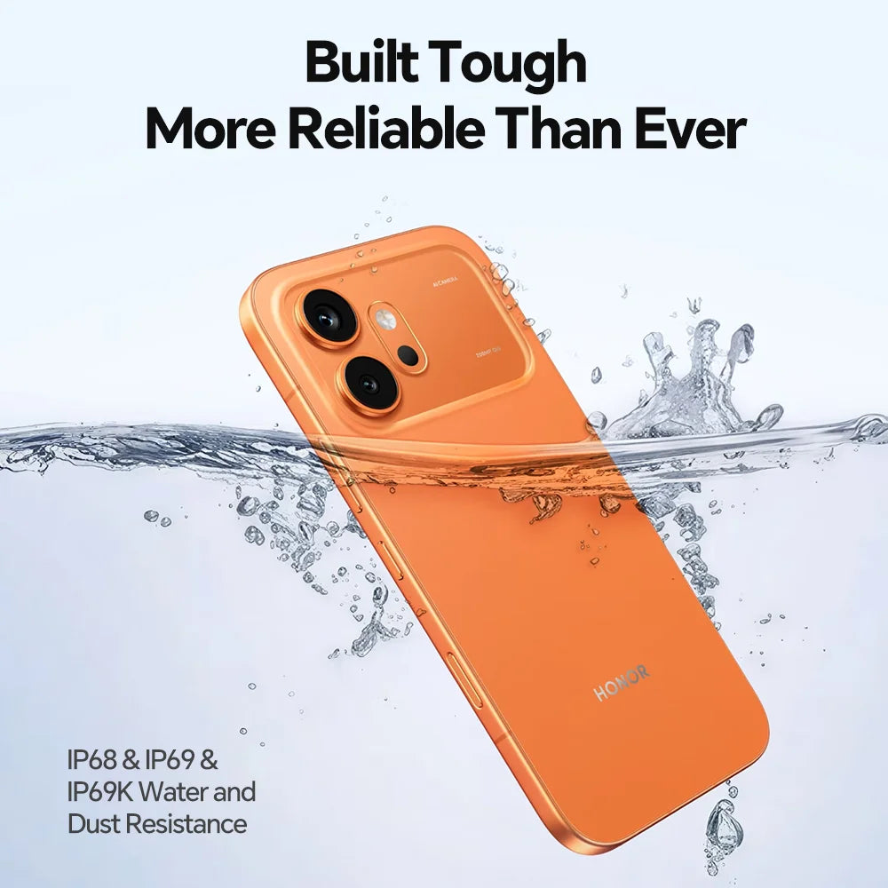 Smartphone HONOR 600 5G (Versão UE) 6.57" AMOLED - Snapdragon 7 Gen 4 | Câmara 200MP AI OIS, Bateria 6400mAh & IP68