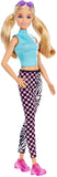 Genuine Barbie Fashionista Dolls, Brunette Hair, Blonde Fashion Doll Accessories, Dress Up Kids Toys for Girls, Children's Playthings
