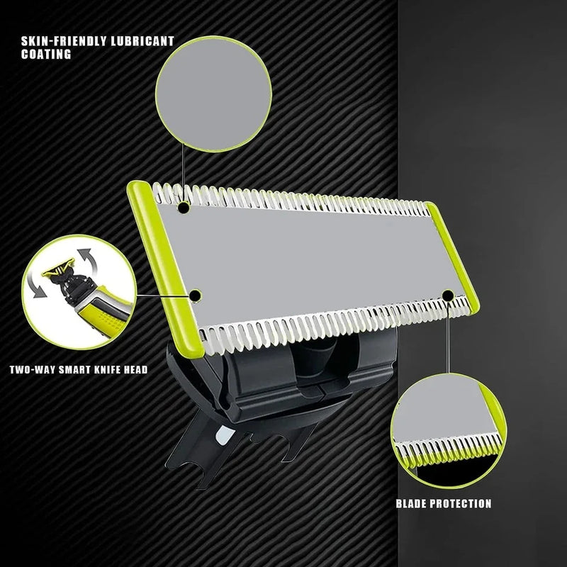 1-10PCS Shaver Replacement Blade Trimmer Replacement Heads for OneBlade QP2520 QP2515 QP2630 QP6510 QP6520 QP6530 Holder