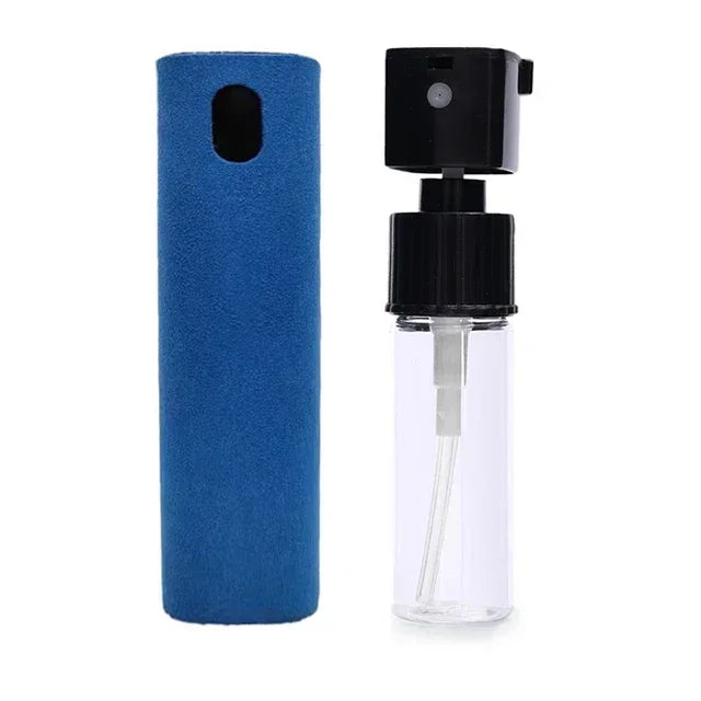 Microfiber Cloth Screen Cleaner Touchscreen Mist Cleaner All in One Spray Bottle Wipe Cleaner Fingerprint-Proof Cleaning Tool