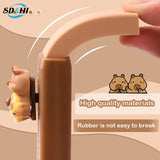 Kawaii Push Pull Capybara Eraser Soft School Supplies Clean Mess Free Stationary Office Student Rubber Eraser For Kids Gift