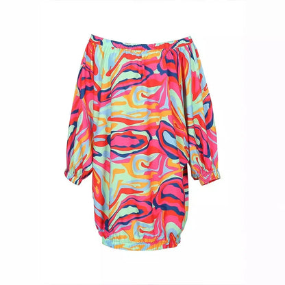Plus Size TEMU2024 Verão Novo vestido feminino plus size manga comprida padrão de listra irregular comprimento não regular tamanho grande coágulo...