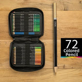 72/120/180/260 Color Lead Pencil Set - Vibrant Watercolor-Style Pencils, Erasable, Perfect for Artists & Beginners, Art Supplies