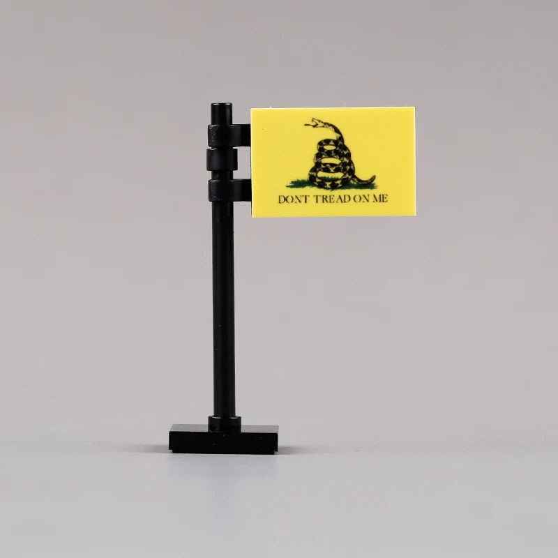 MOC City Street View National Flag Series WW2 Accessories Building Blocks Franch Italy Military Army War DIY Kid Bricks Toy Gift