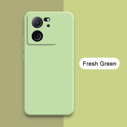 Square Liquid Silicone Back Cover for Xiaomi 13 13T Pro Lite Ultra Camera Protection Soft Waterproof Phone Case Xiaomi13T 13TPro