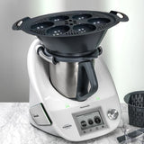 Hervidor de huevos de 6 agujeros para Thermomix TM5 TM6 TM31, olla vaporera para huevos, máquina cazadora furtiva, moldes, cesta de vapor, utensilios de cocina, herramienta