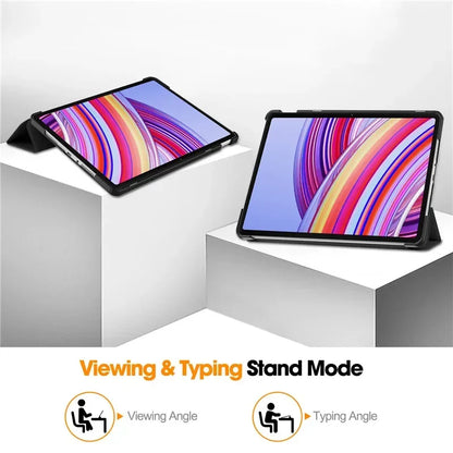For Xiaomi Redmi Pad Pro 2024 Tri-Folding Flip Stand Case Funda for Red Mi Pad Pro 12.1 Tablet with Auto Sleep Cover