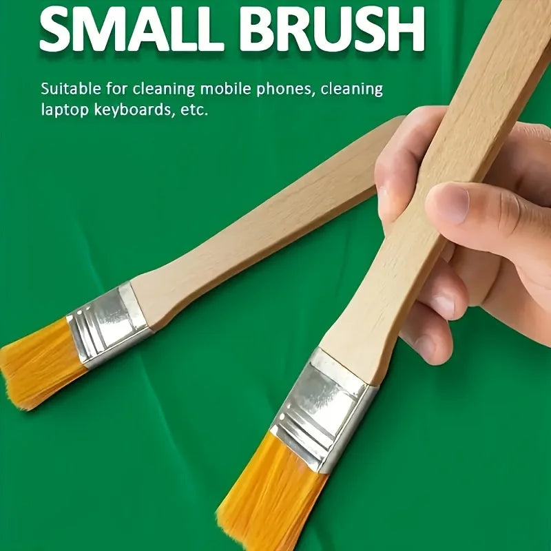 24/48/72 nylon brushes, short wooden handle art paint brushes, watercolor brushes, wall brushes, art brushes, cleaning tools