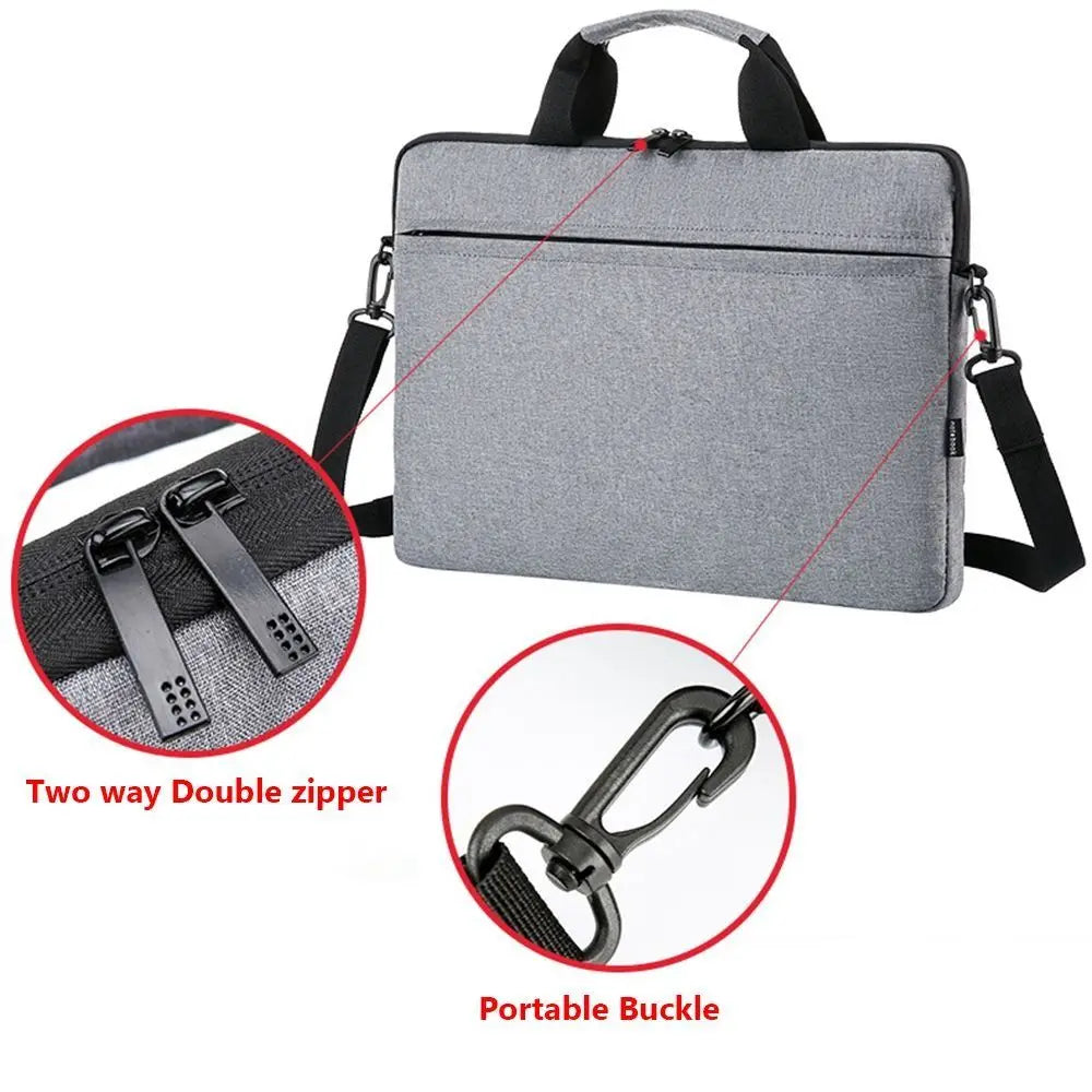 13.3 14 15.6 inch Laptop Handbag Sleeve Case Ultra Thin Notebook Cover Pouch Shoulder Bag For Lenovo HP Dell Asus Samsung