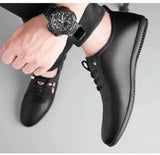 2024 New Casual Shoes for Men Fashion Lightweight Men Walking Shoes Comfortable Slip-on Loafers Outdoor All-Match Men Flat Shoes