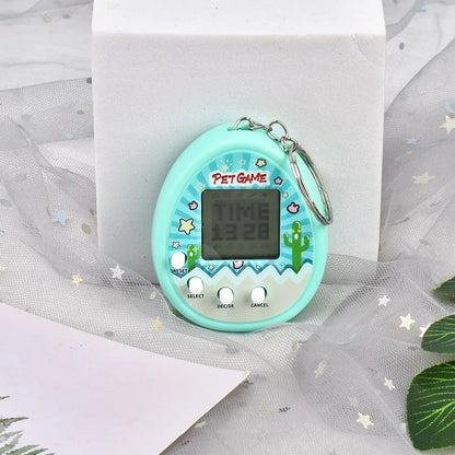 Mascotas electrónicas, juguetes virtuales, Tamagotchi, animales cibernéticos digitales nostálgicos, juguetes para niños.