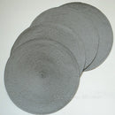 Round Placemats Set  Braided Circle Place Mat Washable Table Mats for Kitchen Dining Table Mixed Color Non-Slip Place mats