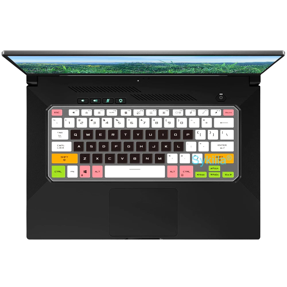 Keyboard Cover for ASUS TUF Gaming A15 A16 A17 Dash F15 F16 F17 FA507 FA607 FX507 FX607 FA707 Silicone Protector Skin Case 15 16