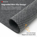 EXCO Large Felt Desk Pad Extended Mouse Keyboard Mat Non-Slip Base Computer Desktop Soft Protector for Gaming Office Home Laptop