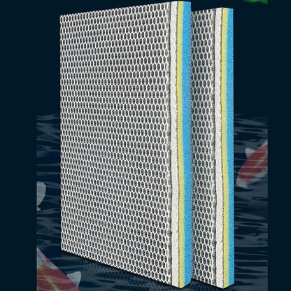 Esponja filtrante para acuario de 12 capas, 12D, biomedio, sin pegamento, de alta densidad, para estanque, filtro externo, algodón, accesorios para skimmer.