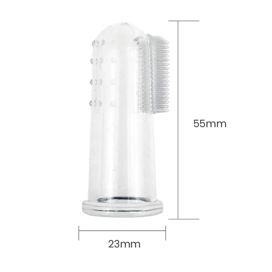 Cepillo de dientes súper suave para mascotas, cepillo para perros de peluche, herramienta para el cuidado de los dientes de sarro, mal aliento, limpieza de perros y gatos, suministros para mascotas de gel de sílice