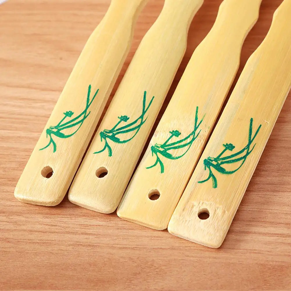 Bamboo Portable Back Scratcher Wooden Body Roller Stick Backscratcher Wooden Scratching Backscratcher Massager