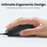 UGREEN USB Wired Mouse with Ergonomic Design 1200 DPI 3 Buttons Mouse for Laptops and PCs