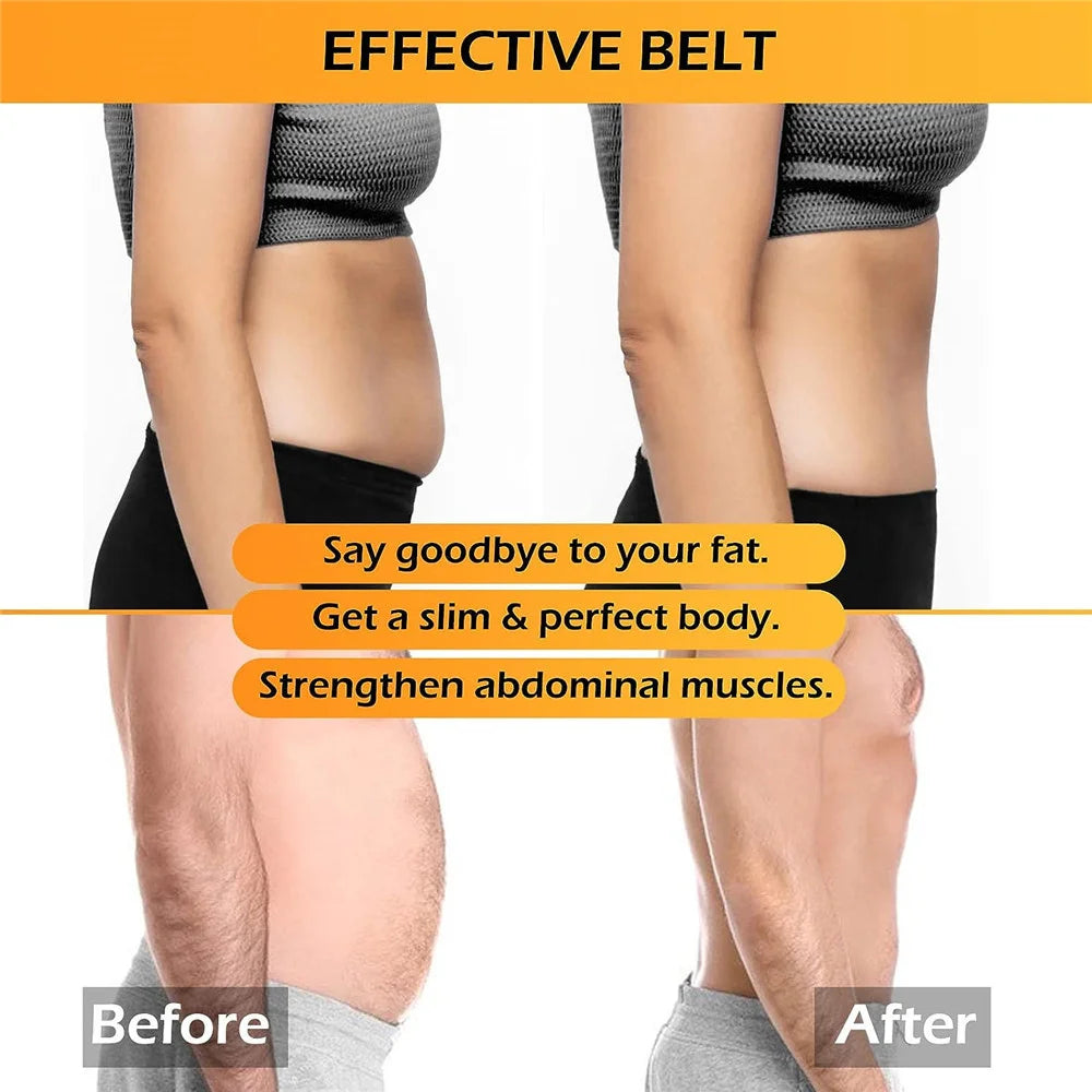 EMS Belt Massage Set Abdominal Fitness Device Intelligent Belt Full Body Muscle Stimulation Trainer USB Charging Version