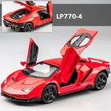 1:32 Lamborghinis LP770 LP750 Car Alloy Sports Car Model Diecast Sound Super Racing Lifting Tail Hot Car Wheel For Children Gift