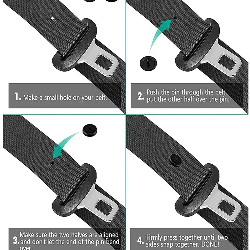Hebilla de tope para cinturón de seguridad de coche, tope de separación para cinturón de seguridad, botón de tope antideslizante de plástico, venta al por mayor, 5-15 unidades 