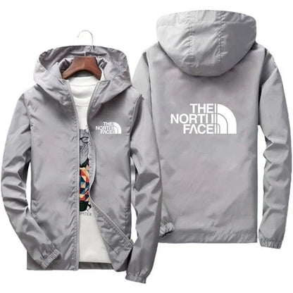 Chaqueta con capucha para hombre, nueva y popular para primavera y otoño de 2025, ideal para actividades al aire libre, ocio, moda urbana, chaqueta para hombre.