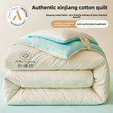 100% Cotton Filled Super Soft Autumn Winter Quilt Lightweight Fluffy Warm Duvets Core Grade A Comfort Quilted Double Comforter