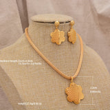 Jewelry Set For Women  Gold Plated With Necklace Pendant Nigerian Wedding Jewelry
