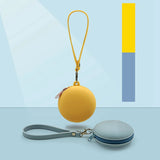 Small Purse Silica gel Handbags For Women Round Shape Mini Luxury Designer Female Messenger Coin Purse