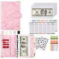 New Budget Plan Notebook A6 Cash Envelope Saving Money 6 Holes Binder for Financial Management A6 Loose-leaf Notebook Binder