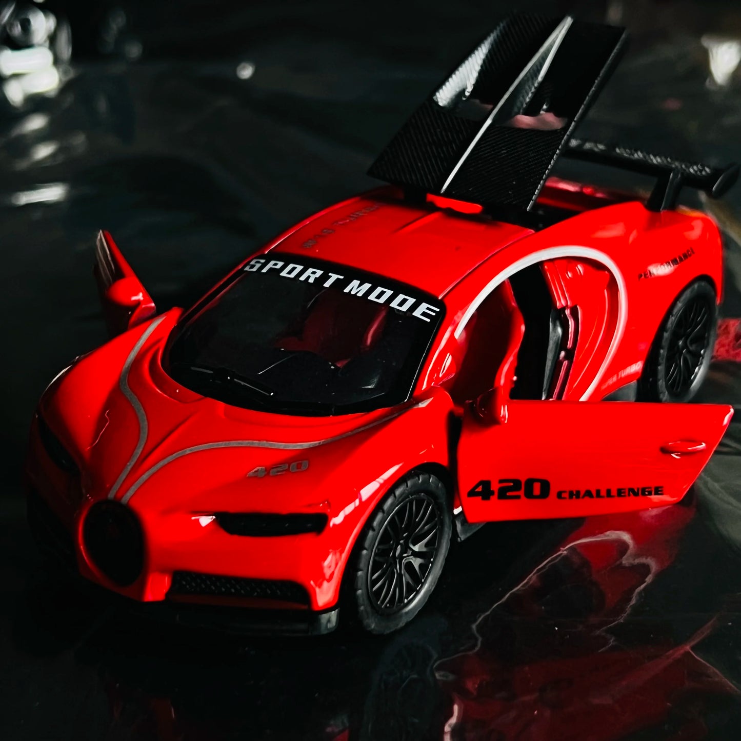 Simulated alloy sports car, toy car model, gift and decoration collection for boys during holidays