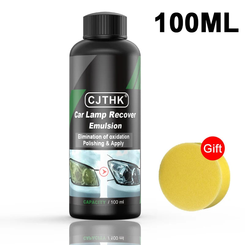 Kits de polimento para restauração de farol de carro, removedor de arranhões, pasta de limpeza para reparo, remoção de oxidação, líquido polonês
