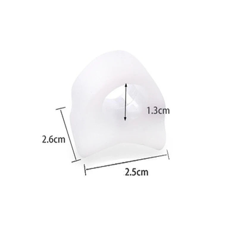 2pcs Soft Silicone Gel Toe Separator Hallux Valgus Bunion Spacers 0verlapping Toes Thumb Corrector Foot Care Tool C1587 2pcs So