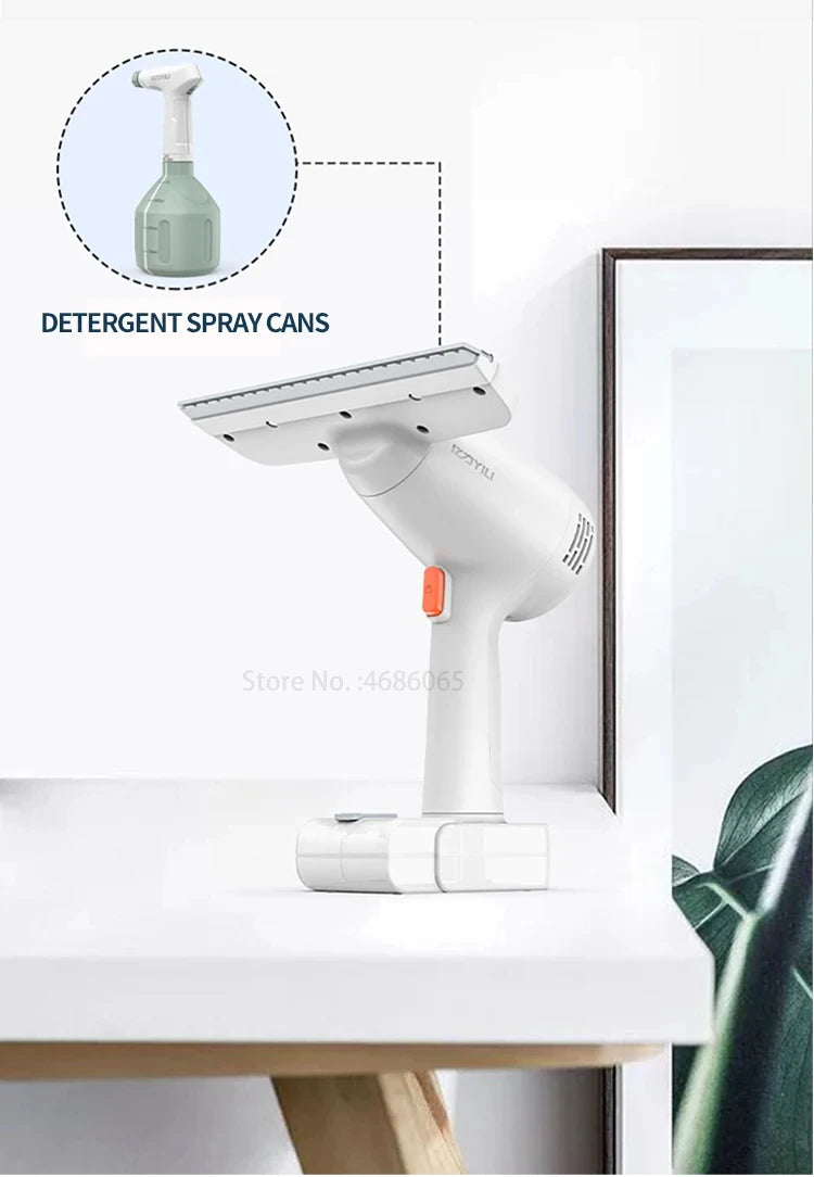 Electric Window Cleaner For Home Wireless Glass Cleaning Machine Kitchen Bathroom Cleaning Tools Car Windshield Mirror Wiper