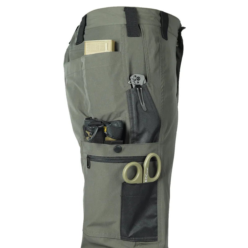 Men's Quick Dry Tactical Pants Water Resistant Outdoor Pants Lightweight Stretch Cargo Hiking Mountain Fishing Camping Pants