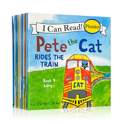 I Can Read Phonics 12 Books/Set My Very First Picture Books English Story Pocket Book for Children Kids Baby Montessori Reading