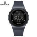 NAVIFORCE NF7117 Sports Watch for Men 5ATM Waterproof Multifunction Electronic Watch Men's LCD Digital Wristwatch