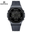 NAVIFORCE NF7117 Sports Watch for Men 5ATM Waterproof Multifunction Electronic Watch Men's LCD Digital Wristwatch