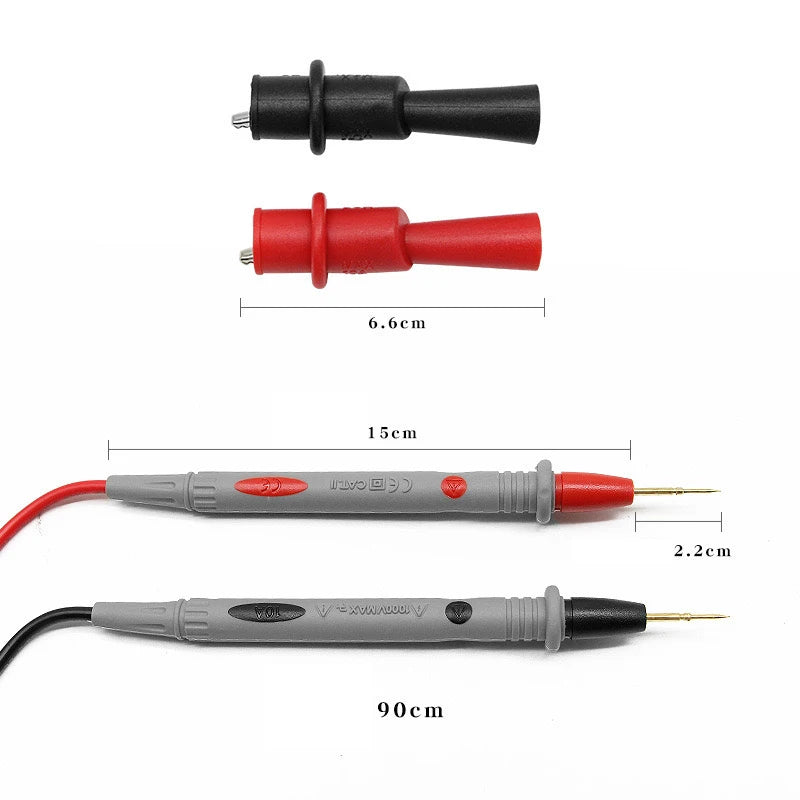 1000V 20A 10A Universal Digital Multimeter Probe Test Leads For Multimeter Probes Multimeter Wire Cable Pen Tip