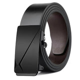 Cinturones de marca famosa para hombre, cinturones de cuero genuino de lujo de calidad, correa de metal con hebilla automática.