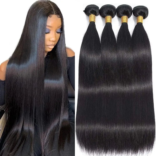 Extensões de cabelo Humano natural liso Mechas Premium