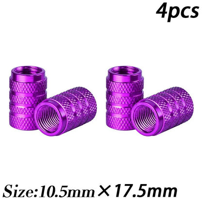 For Automobiles Motorcycles Trucks Bikes Aluminum Alloy Car Wheel Tire Valve Caps Tyre Rim Stem Covers Airdust Waterproof