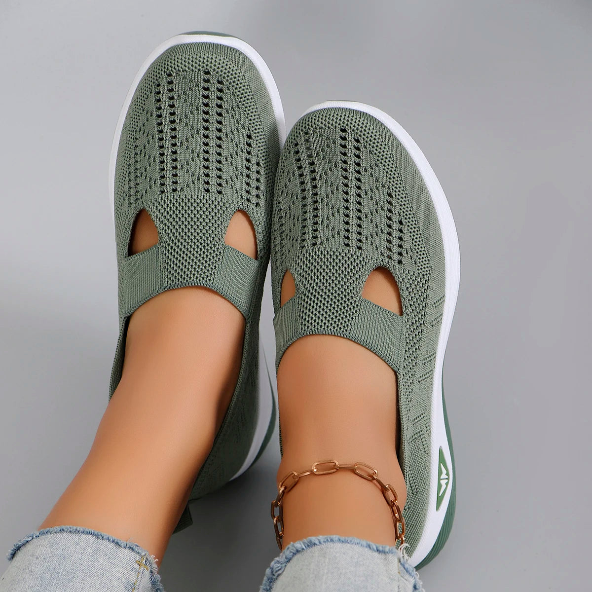 Zapatillas deportivas de primavera para mujer, modernas, transpirables, ligeras, antideslizantes, resistentes al desgaste, informales, planas.