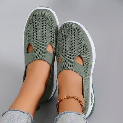Zapatillas deportivas de primavera para mujer, modernas, transpirables, ligeras, antideslizantes, resistentes al desgaste, informales, planas.