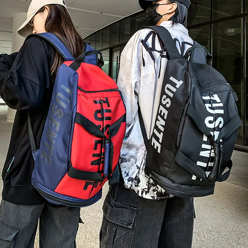 Large Capacity Sport Gym Bag Women Fitness Backpack Waterproof Multifunctional Shoes Storage Travel Pack Sports Shoulder Bags