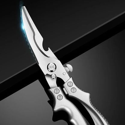 Stainless Steel Chicken Bone Scissors Kitchen Scissors Household Food Scissors Fish Chicken Duck Cutter Scissors Knife