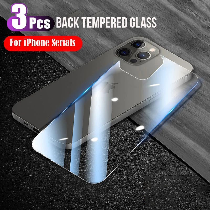 3 protectores de pantalla de vidrio templado para iPhone 15, 14, 13, 12, 11 Pro Max, Mini 15, 14 Plus, 15 ProMax