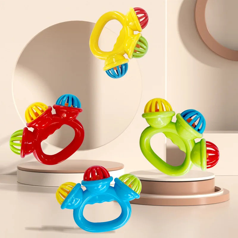 Newborn Baby Infants Rattles Toy Comfort Soothing Soother Sound Toddlers Kids Boys Girls Toys 0-3Y