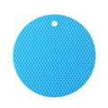 xgnvpy Silicone Mat Coaster Food Grade Non-slip Placemat Table Protection Kitchen Accessory Gadget Round Cup Mat