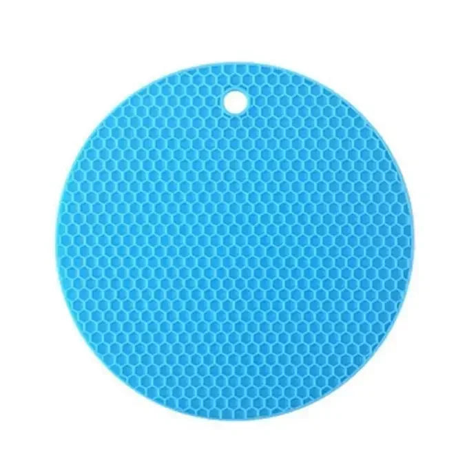 xgnvpy Silicone Mat Coaster Food Grade Non-slip Placemat Table Protection Kitchen Accessory Gadget Round Cup Mat